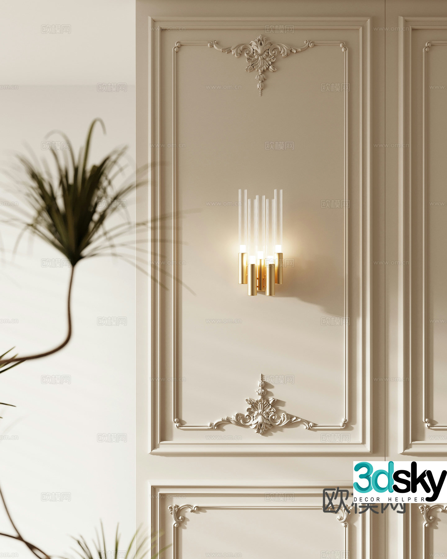 Wall lamp 3d model