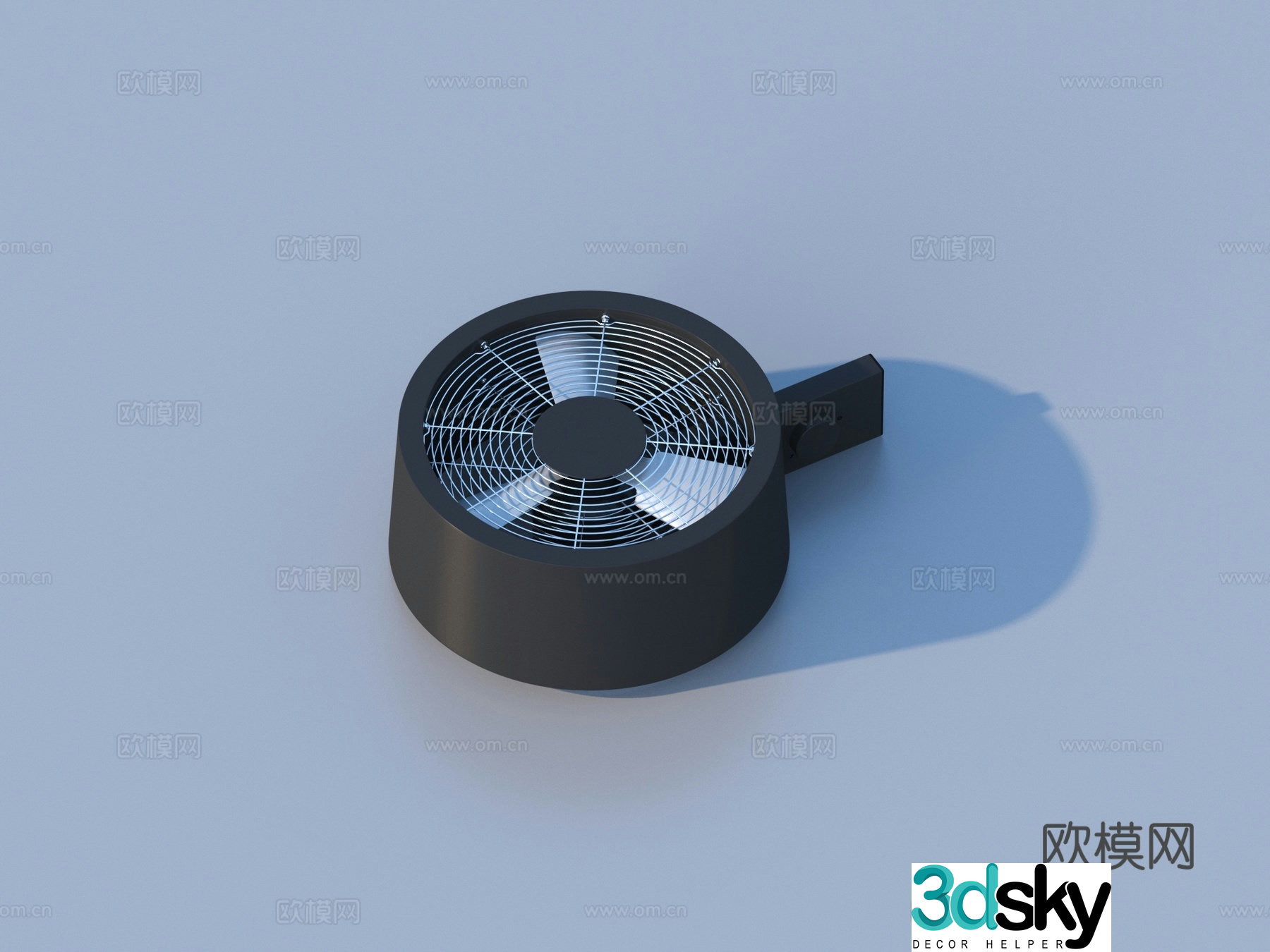 Fan Exhaust Fan Industrial Fan 3D Model