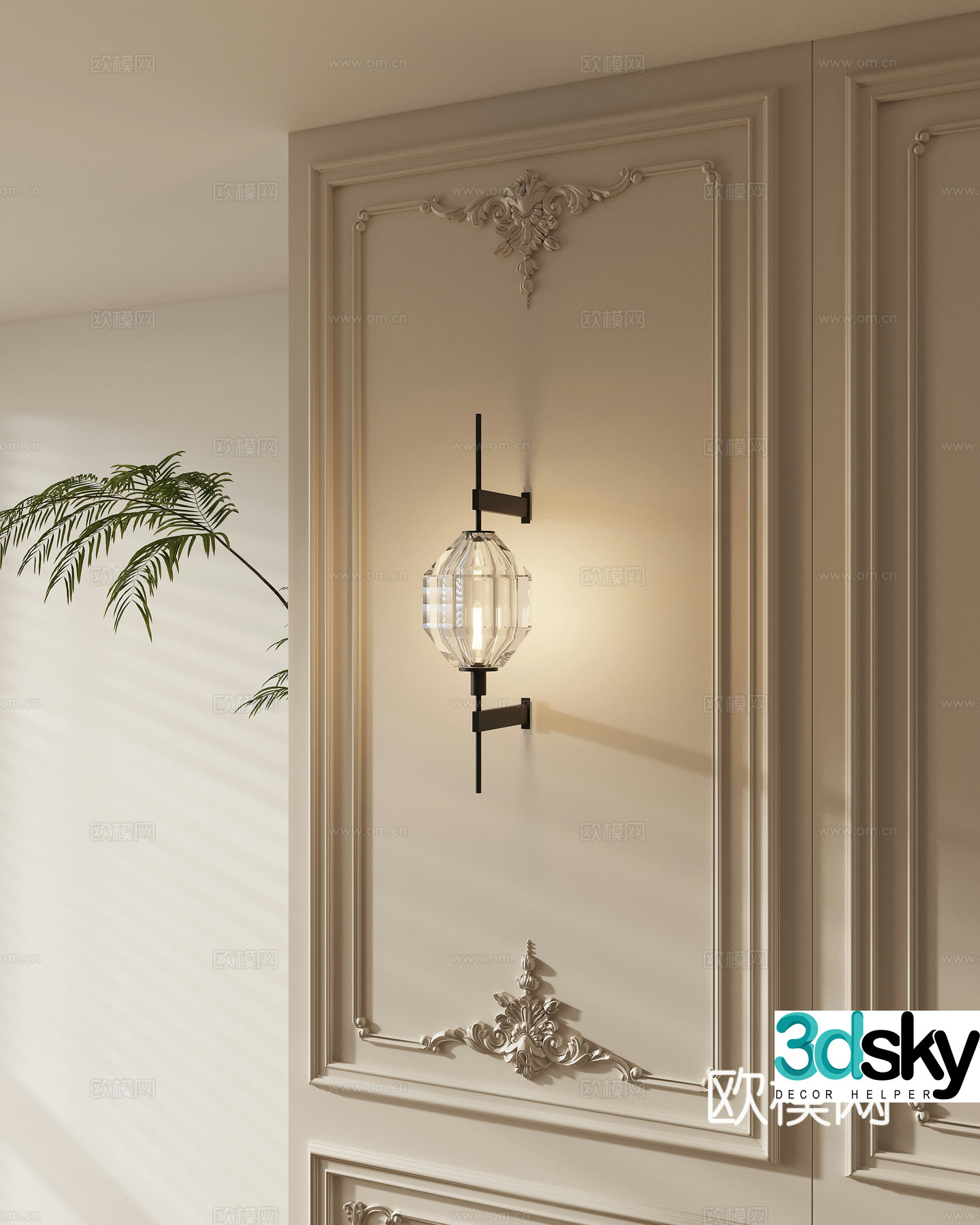 Wall lamp 3d model