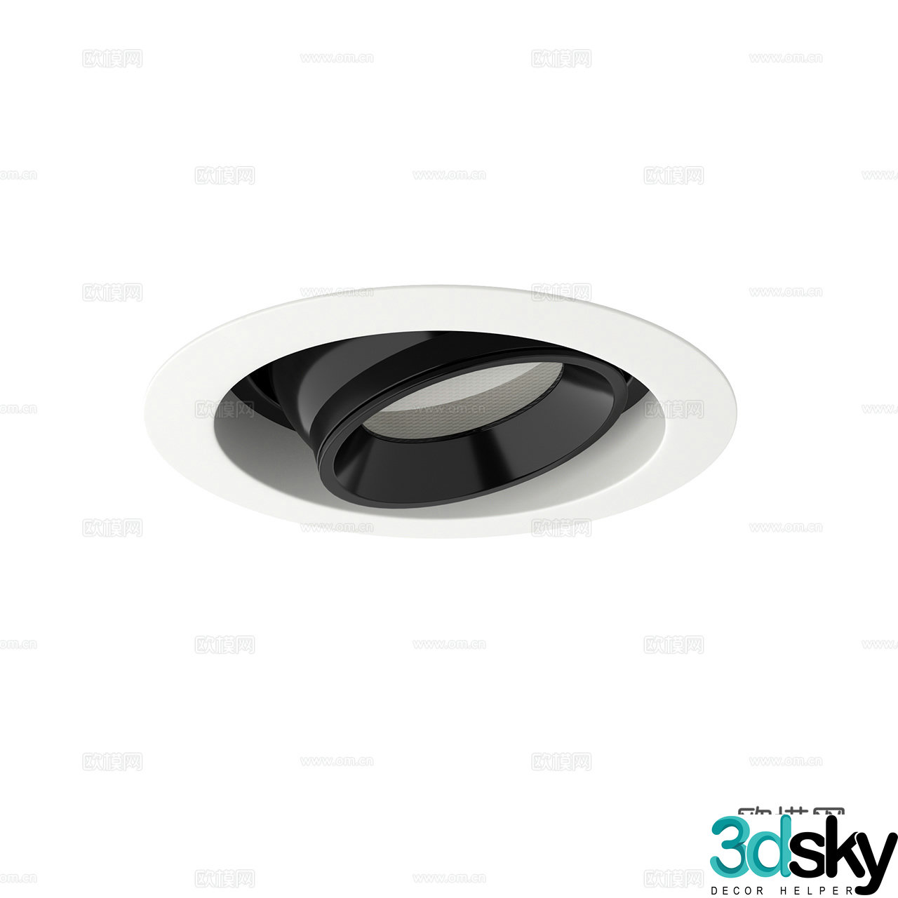 Luce Light Modern Spotlight Downlight Minimalist Spotlight 3D Model