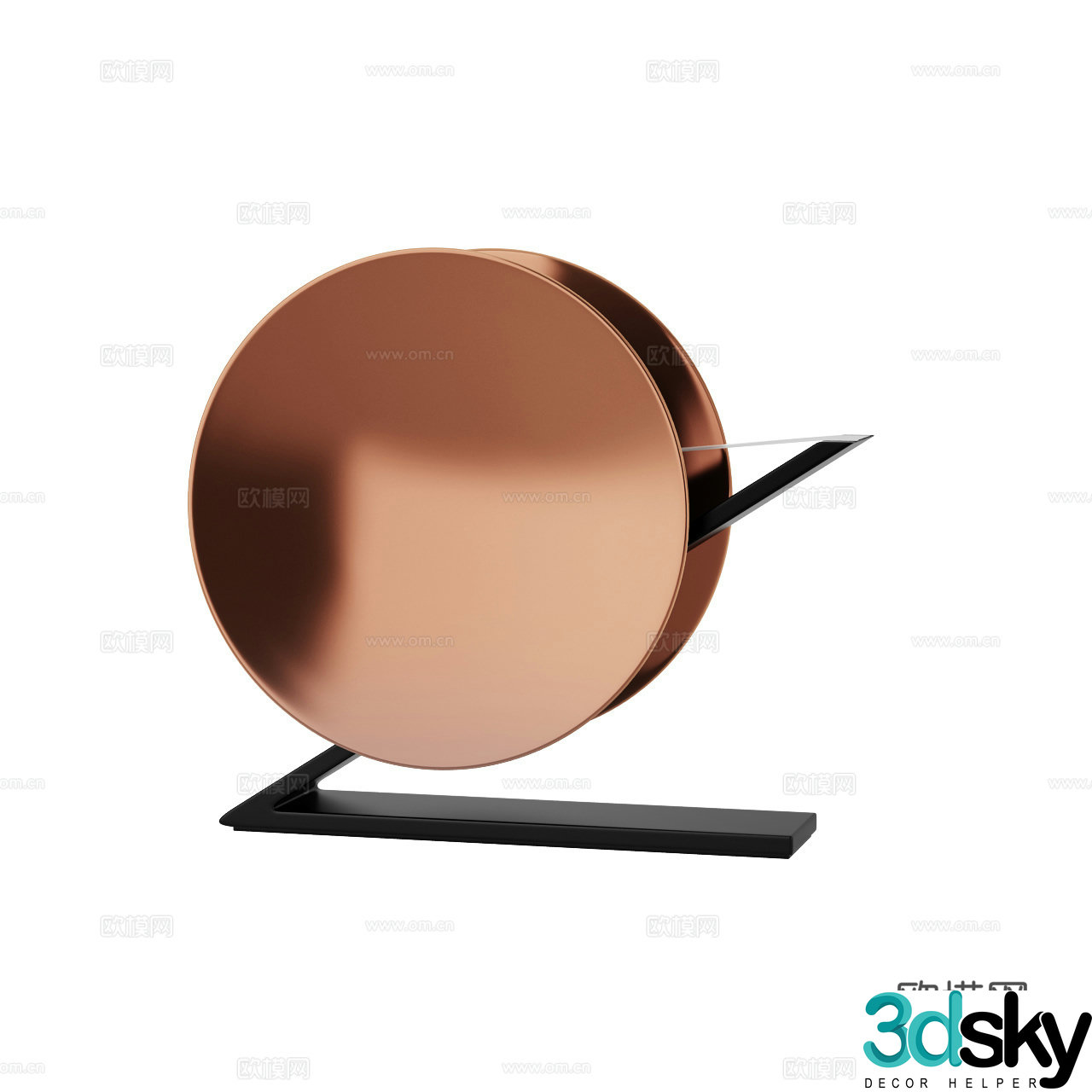 Cantili modern decorations ornaments artwork metal decorations 3d model