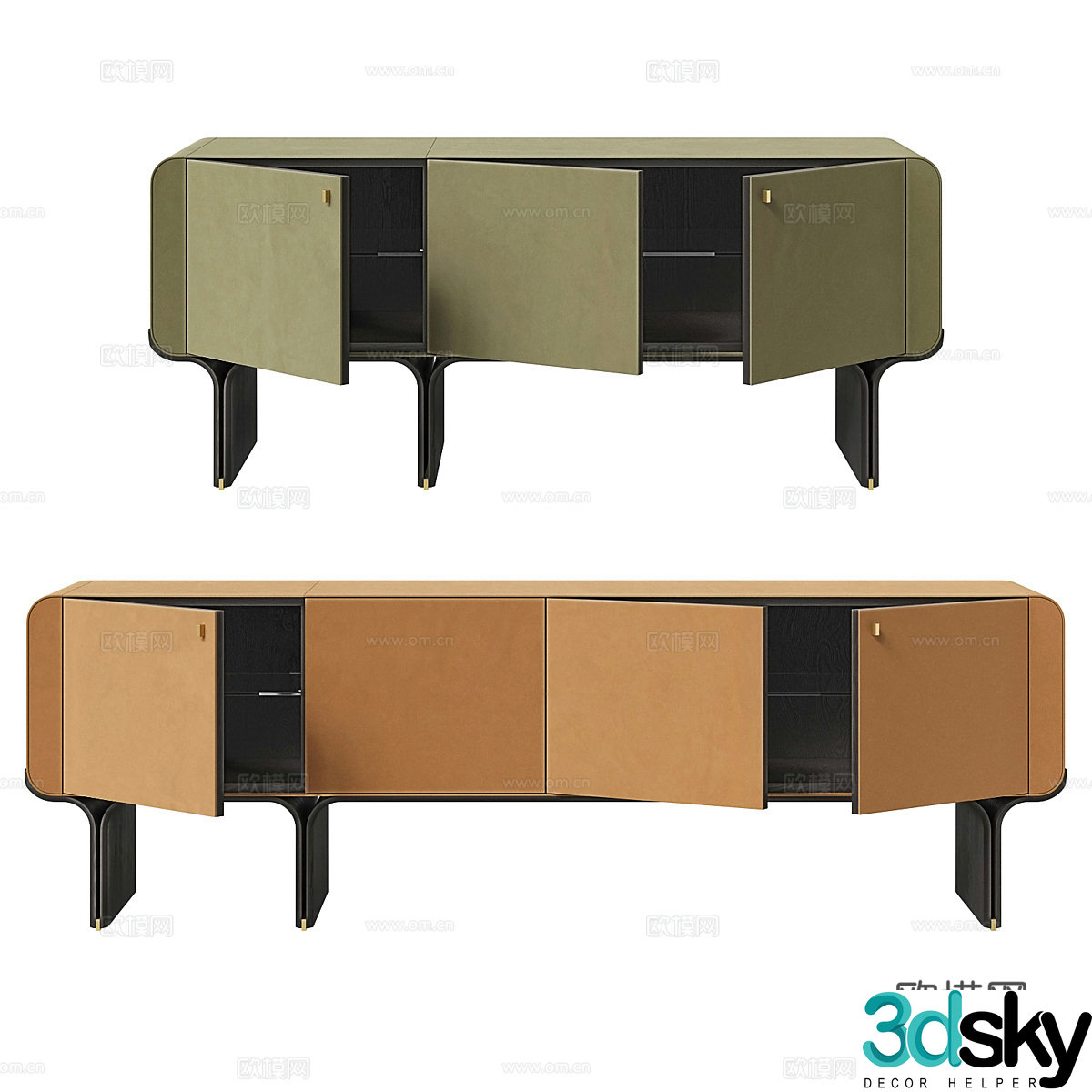 3d model of chest of drawers