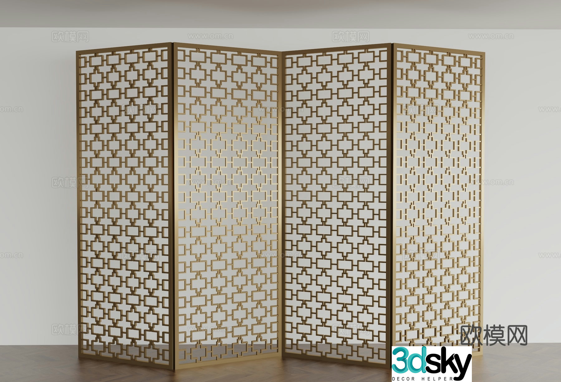 Modern screen 3d model