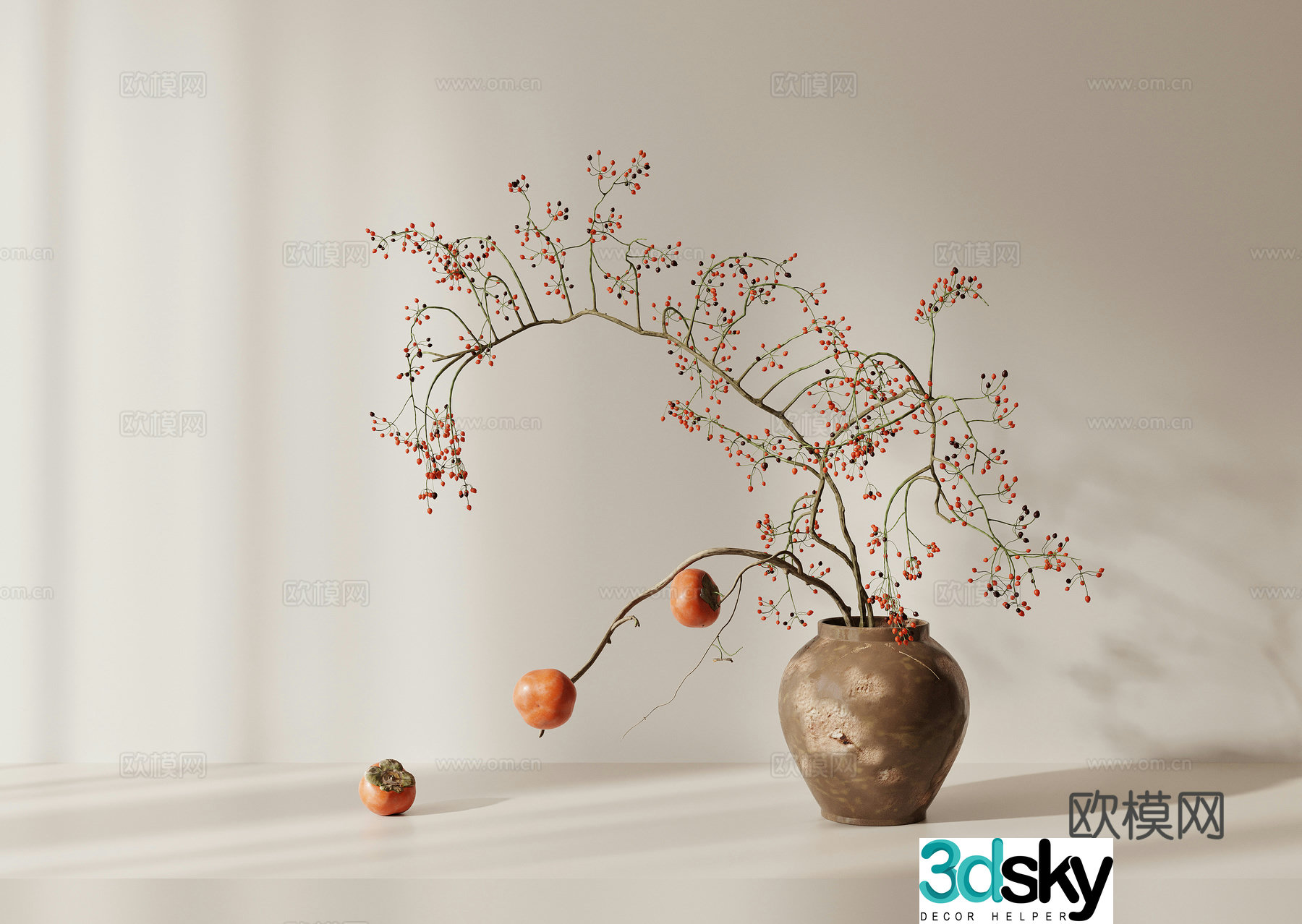 Potted ornaments 3D model