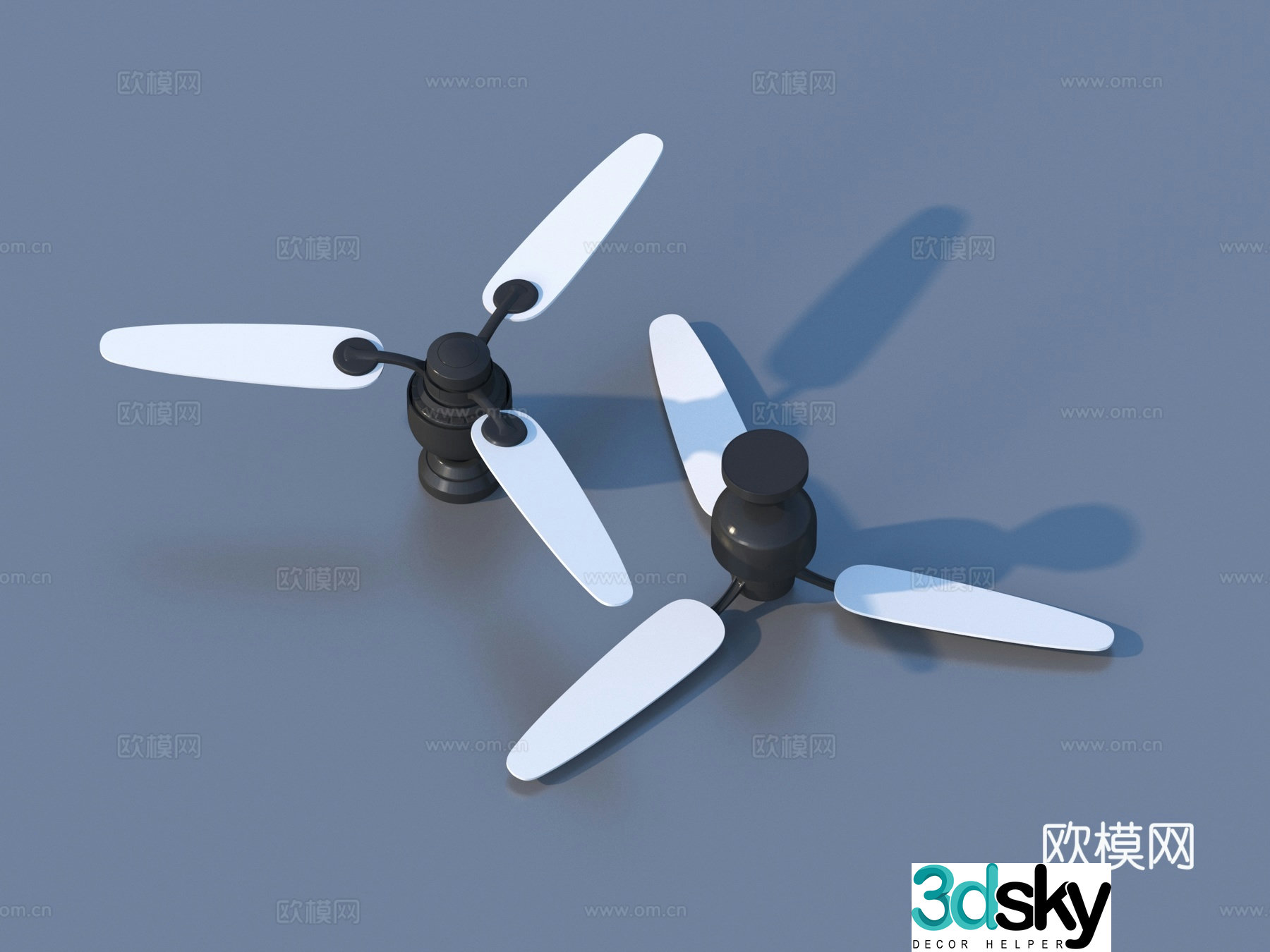 Fan Ceiling Fan Electric Fan 3D Model