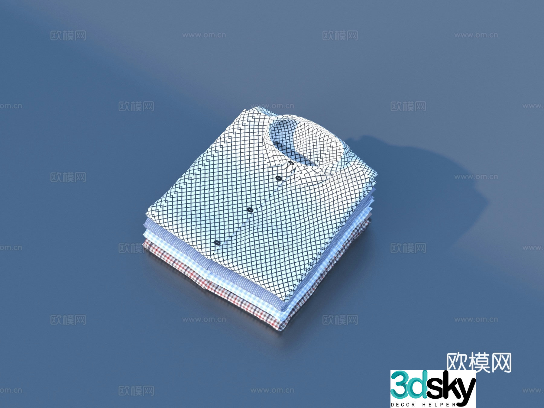 Clothes Clothes Folding Clothes 3d Model