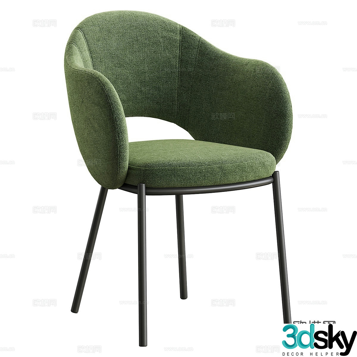 Single chair 3d model