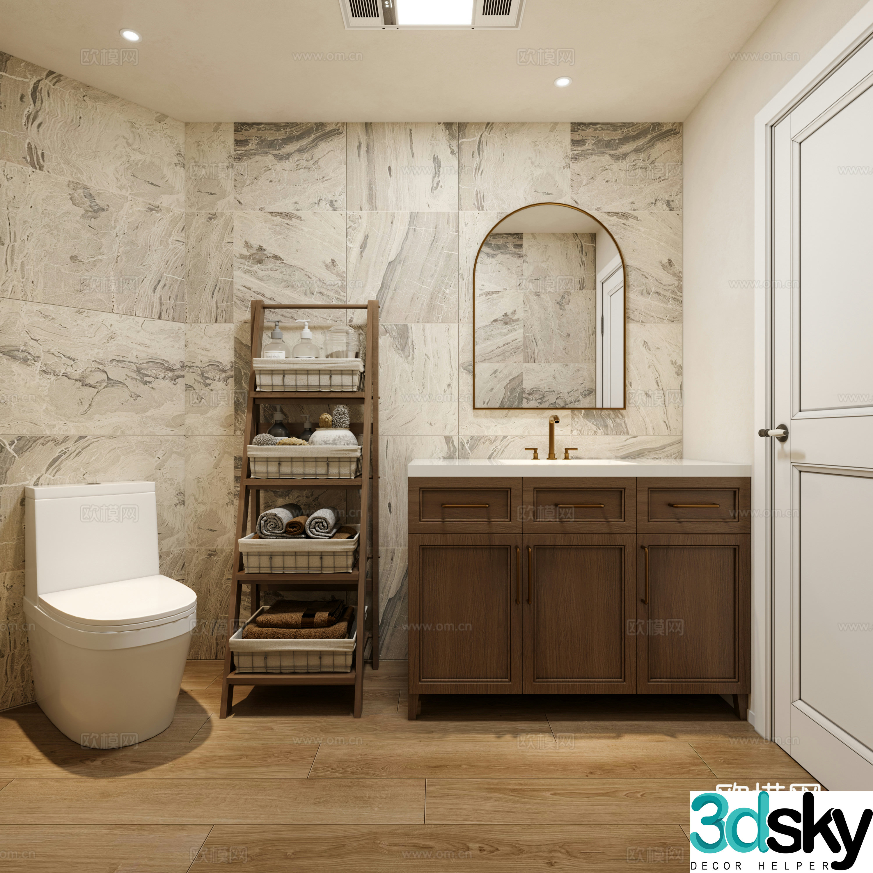Modern bathroom 3d model