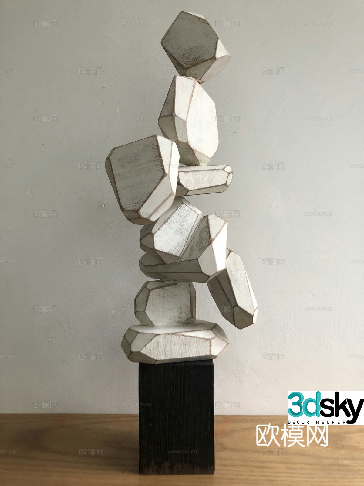 Modern sculpture ornaments Carving ornaments Wasabi ornaments Alien ornaments Abstract sculpture 3D model