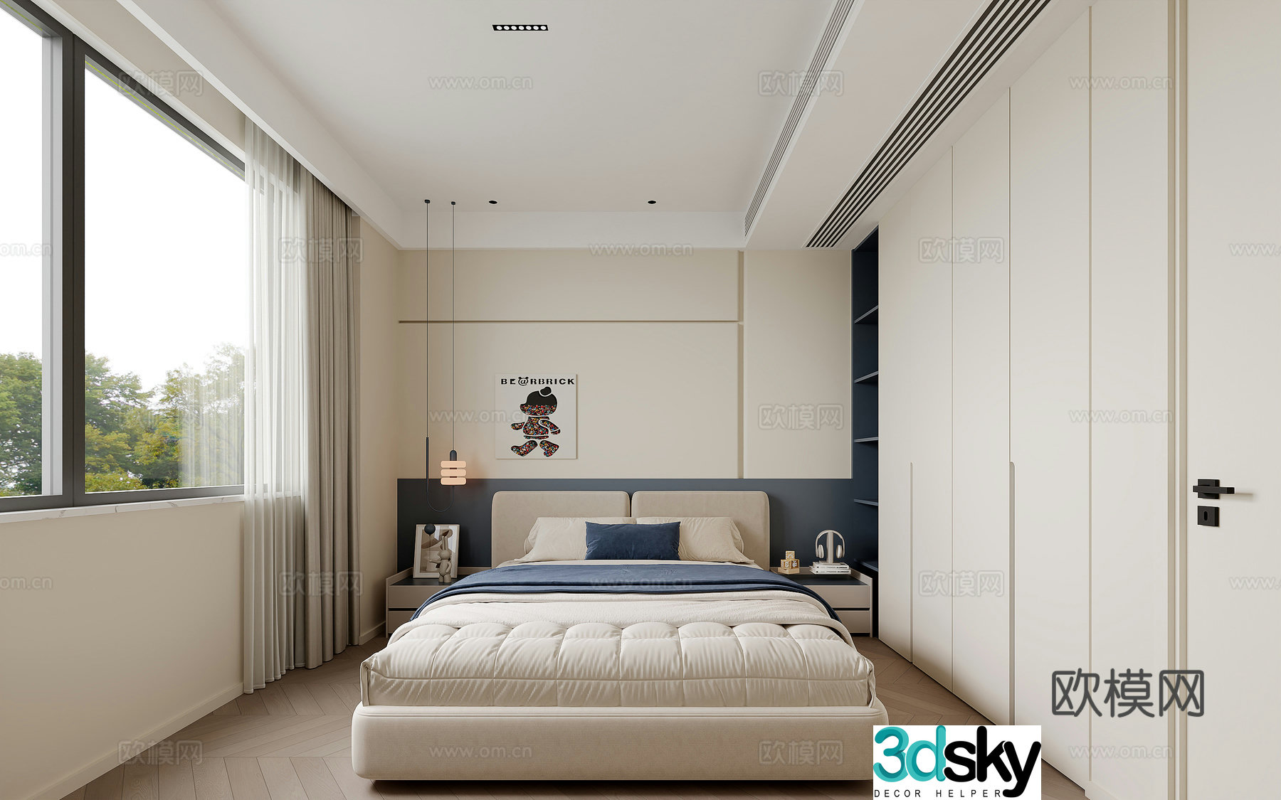 Children’s room boy’s room 3d model