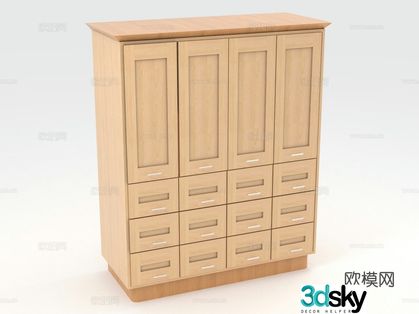Wooden cabinet Storage cabinet Chest of drawers Storage cabinet Storage cabinet Cabinet 3D model