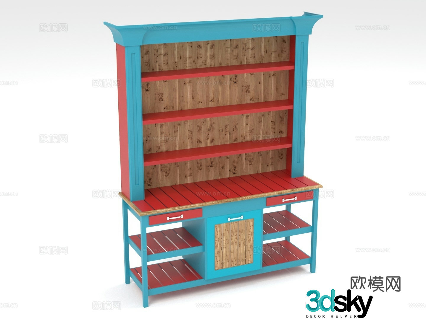 Storage cabinet Display cabinet Side cabinet Combination cabinet Cabinet 3D model
