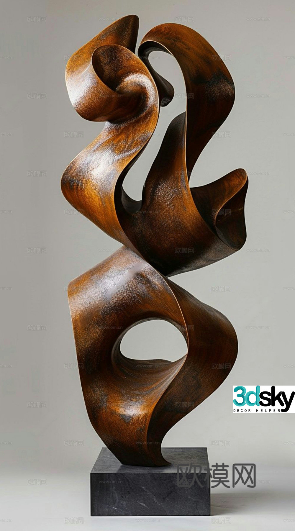 Modern sculpture ornaments Carving ornaments Wasabi ornaments Alien ornaments Abstract sculpture 3D model
