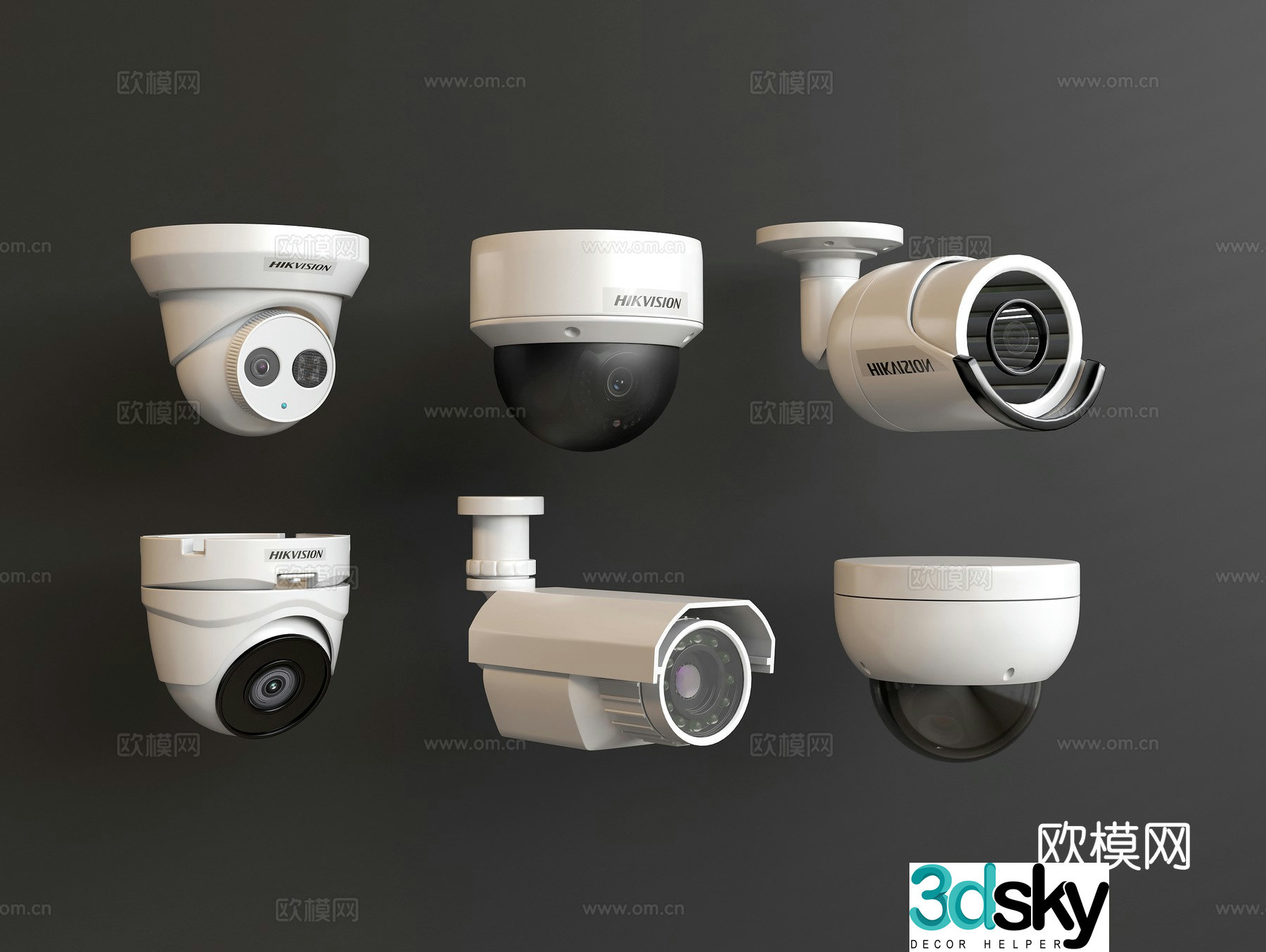 Camera surveillance camera 3d model