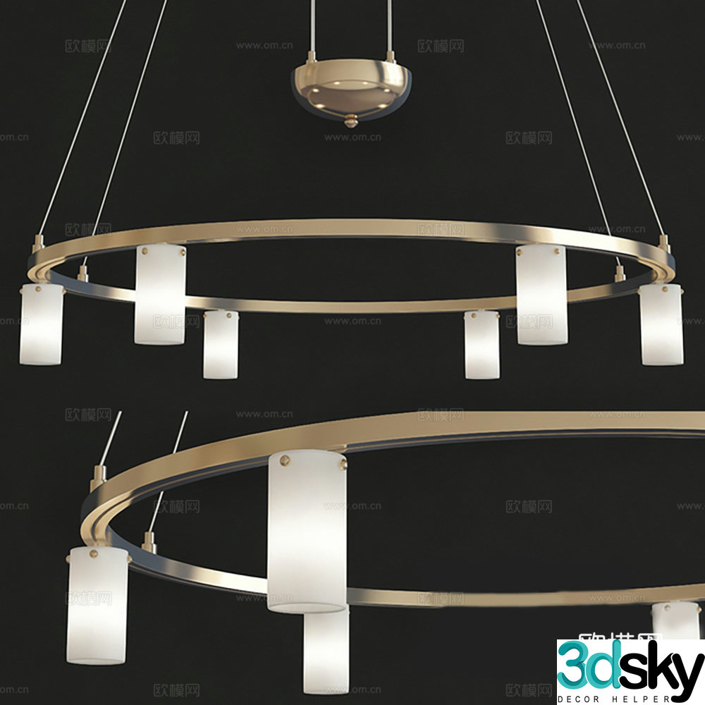 Chandelier Lamp Decorative Lamp Lighting 3D Model