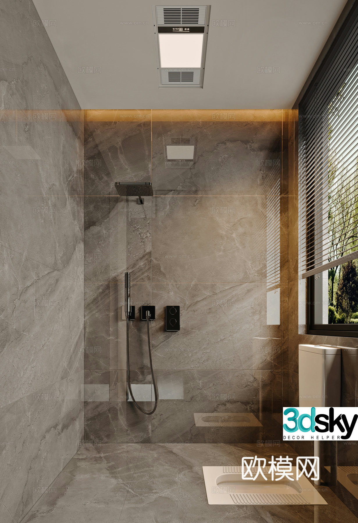 Modern bathroom 3d model