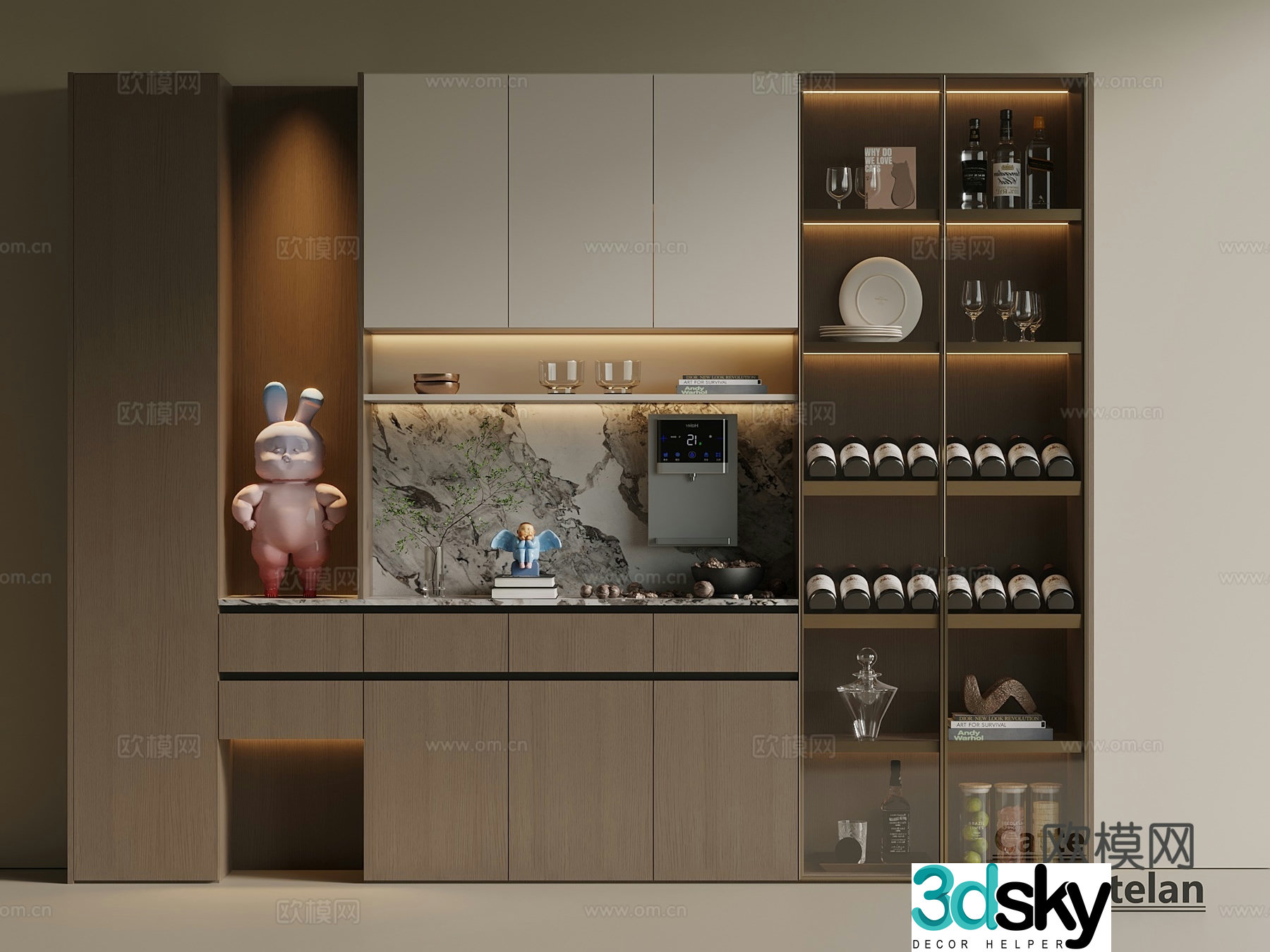 Italian style medieval wine cabinet shoe cabinet wine cabinet glass wine cabinet refrigerator wine cabinet custom wine cabinet 3D model