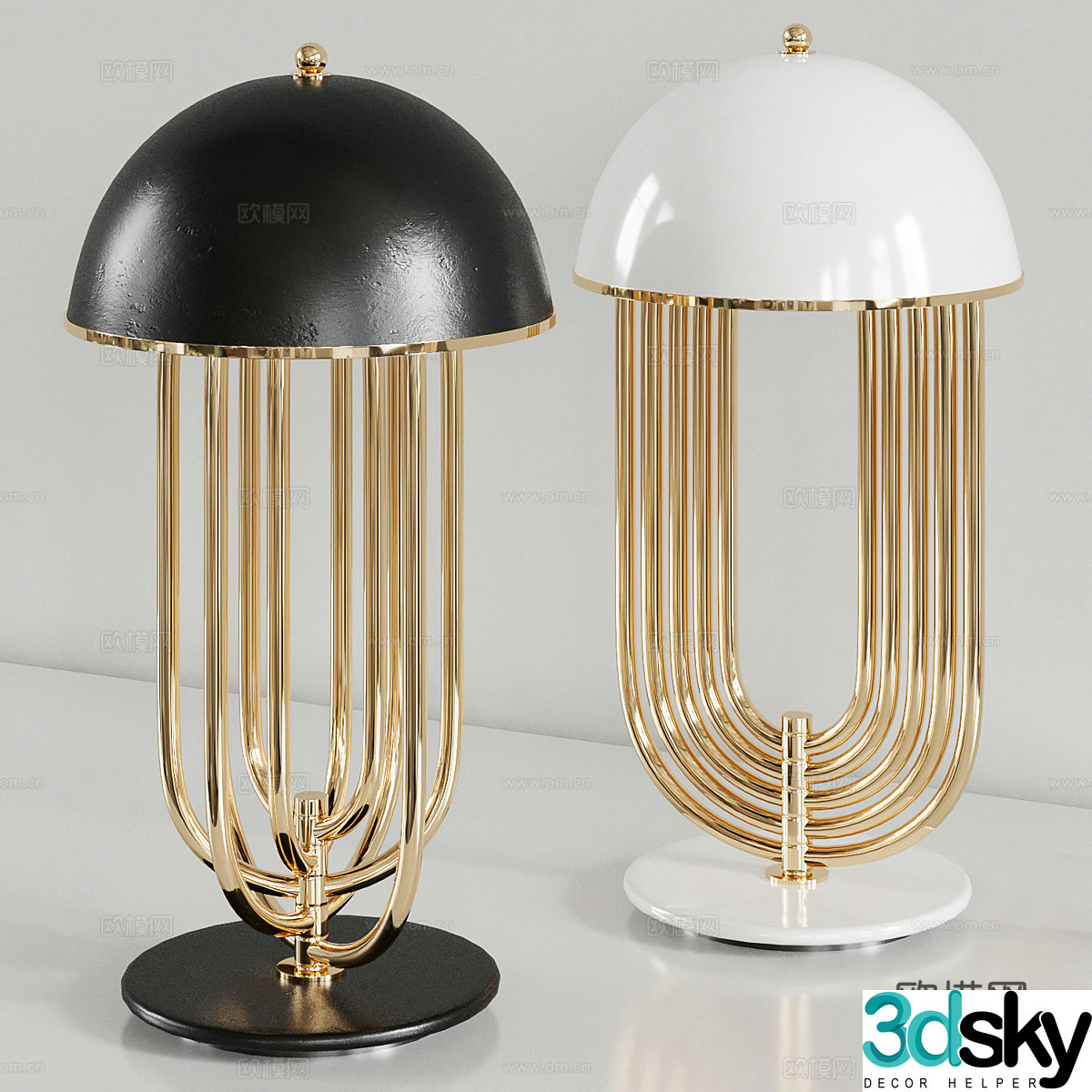 Turner table lamp DELIGHTFULL3d model