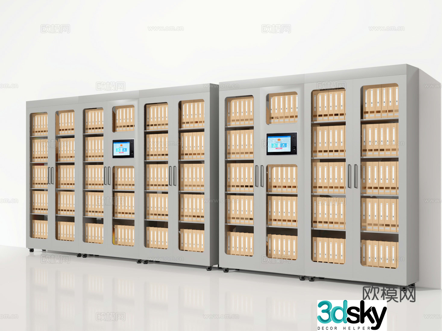Office cabinet 3d model