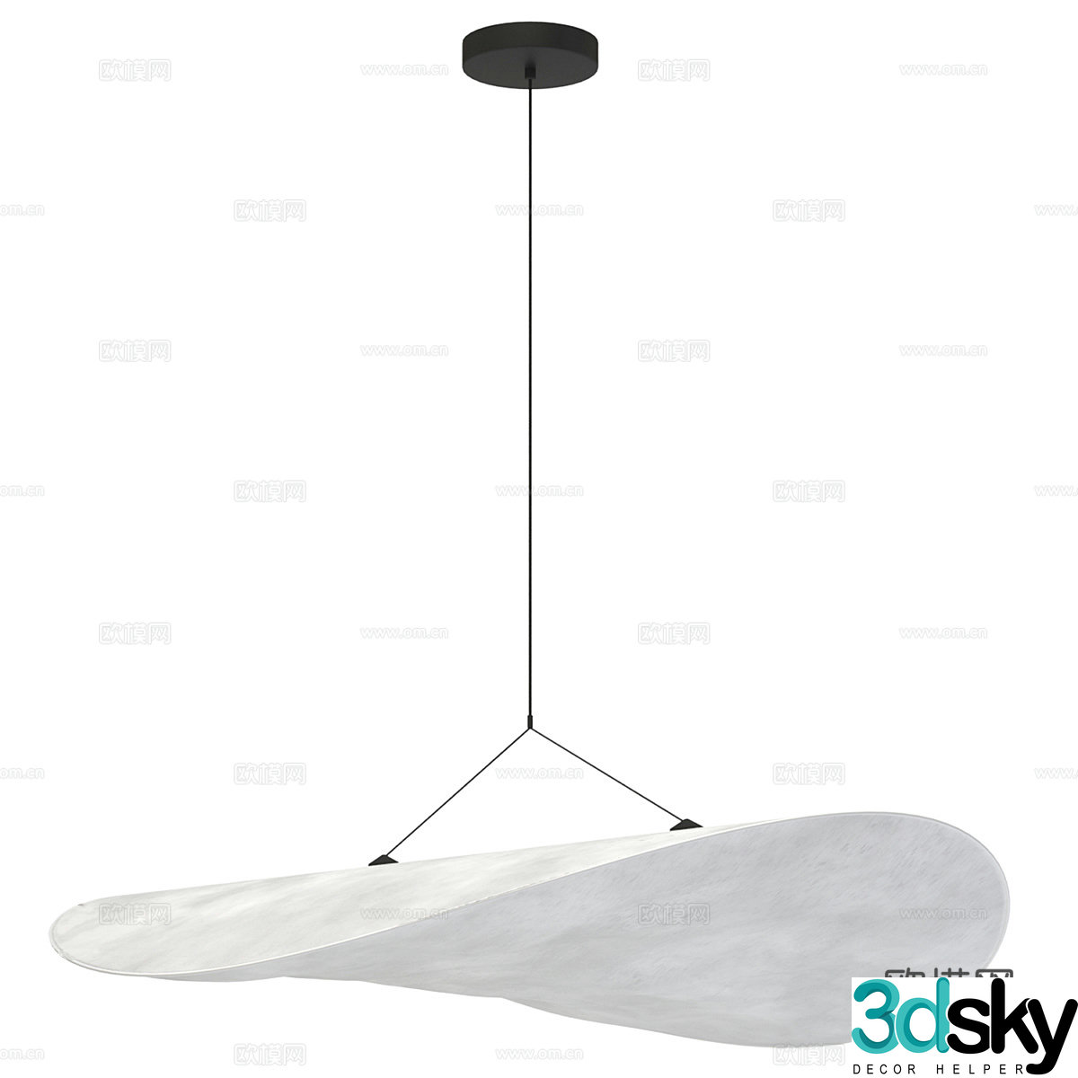 Modern simple chandelier chandelier simple chandelier dining chandelier living room chandelier 3d model