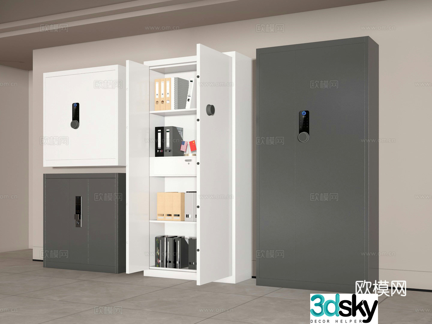 File cabinet 3d model