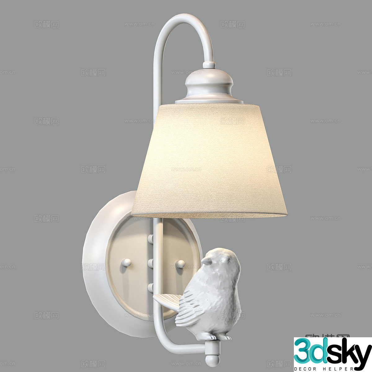 Modern simple wall lamp wall lamp simple wall lamp decorative wall lamp lamp 3d model