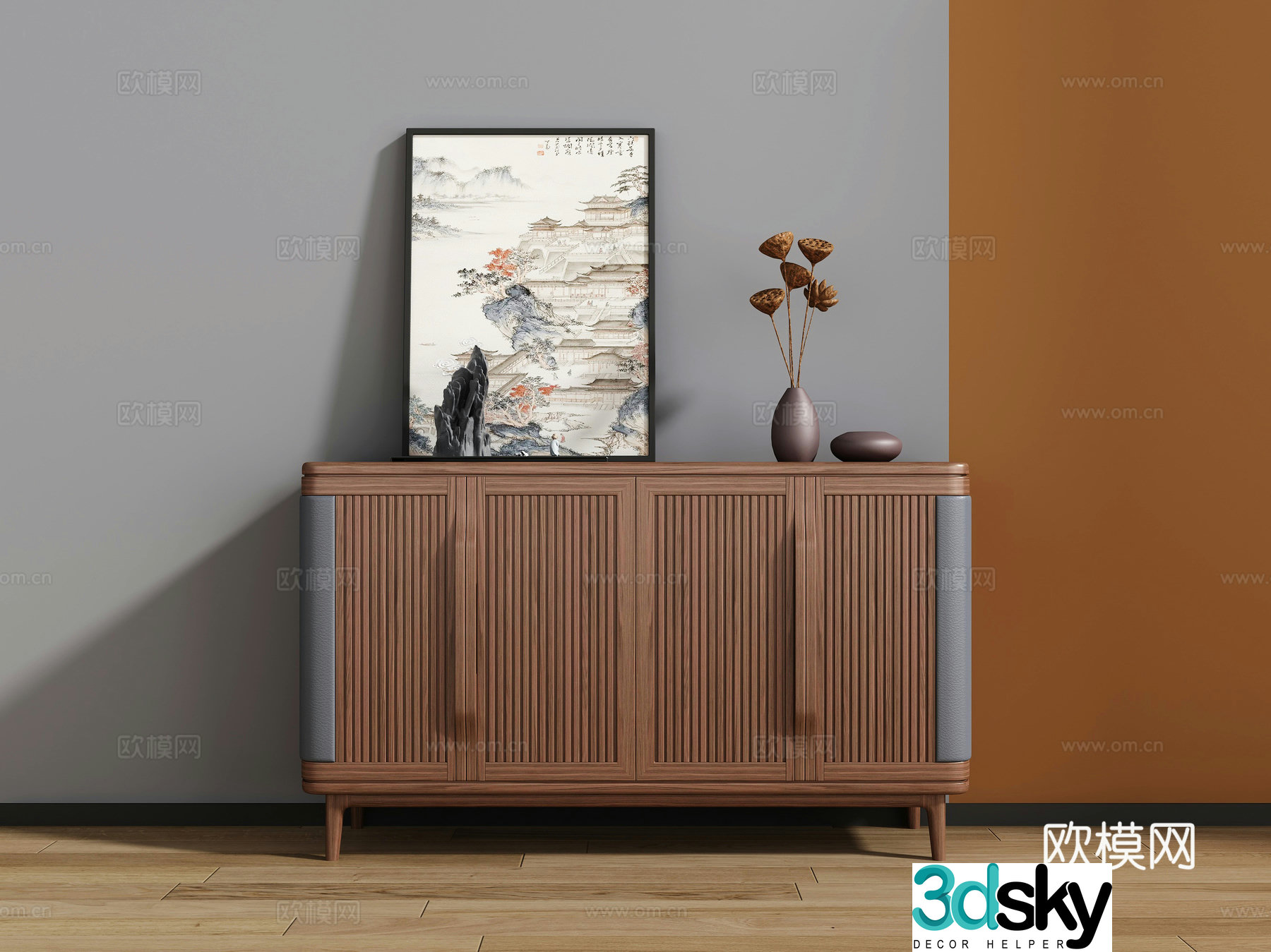 New Chinese sideboard 3D model