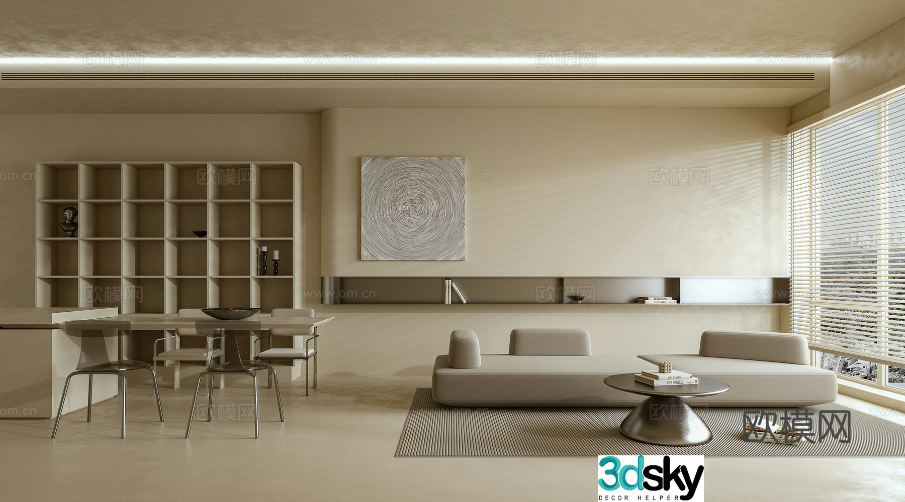 Wasabi Living and Restaurant 3D Model