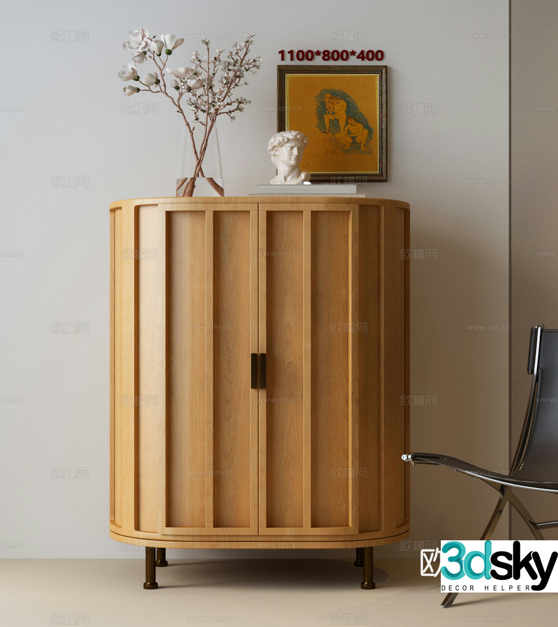 Modern medieval porch cabinet Modern medieval side cabinet Modern medieval chest cabinet Modern medieval decorative cabinet 3d model