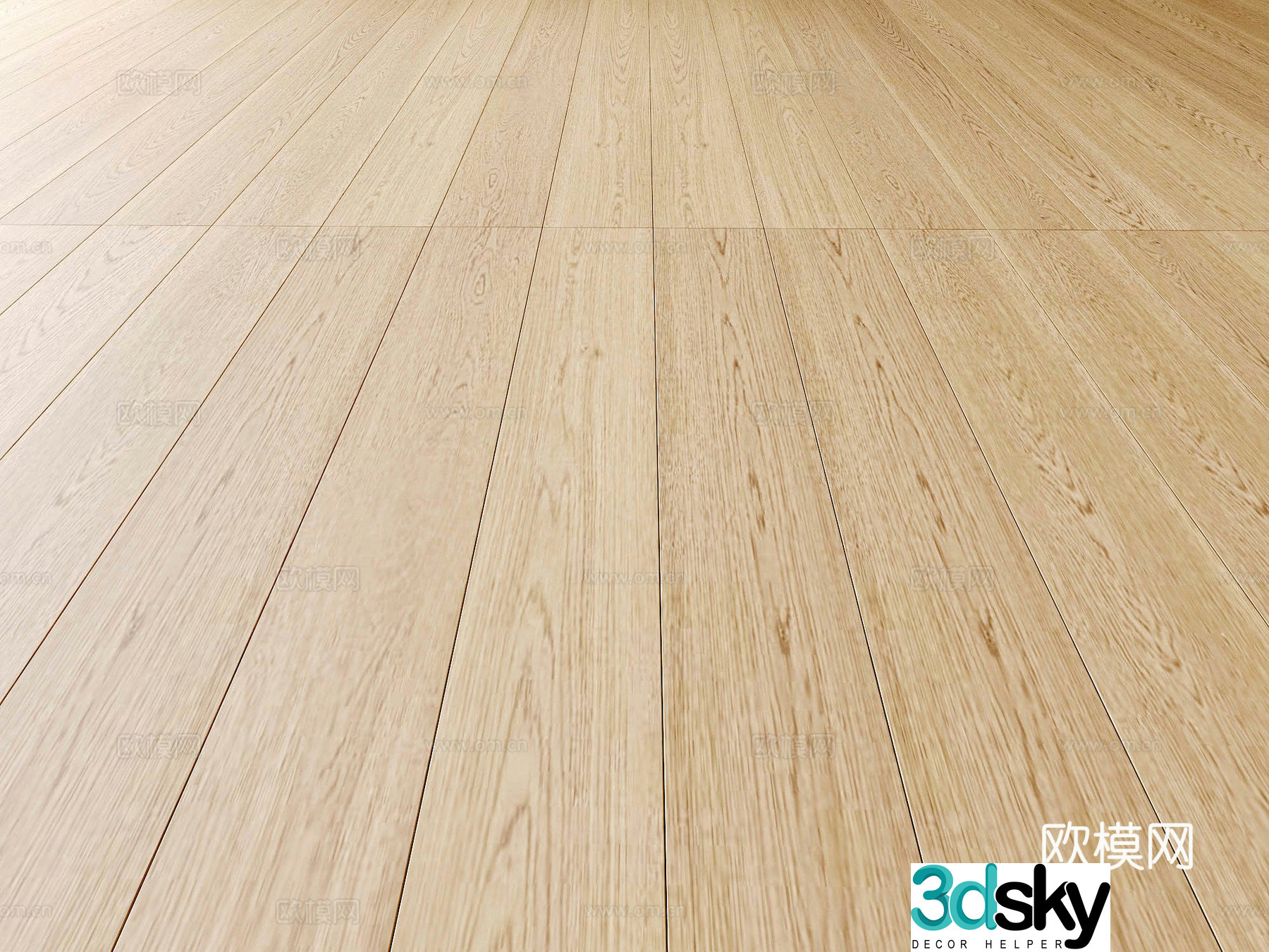 Wood floor solid wood floor 3d model