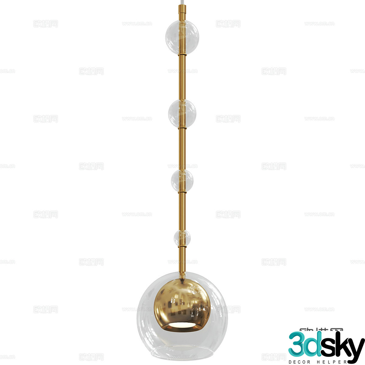 Maytoni Rose Pendant 3D Model