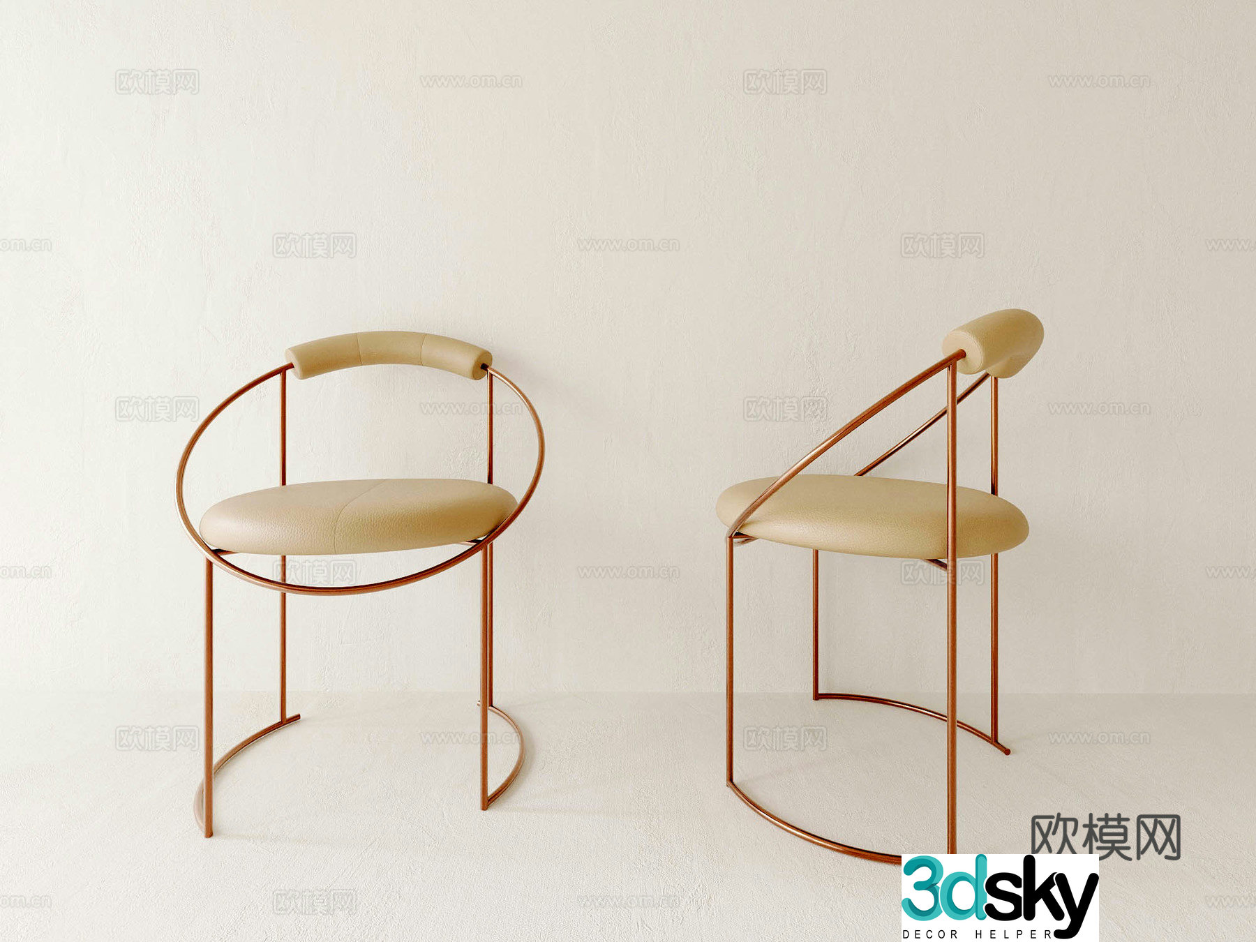 Chair Single Chair Seat 3D Model