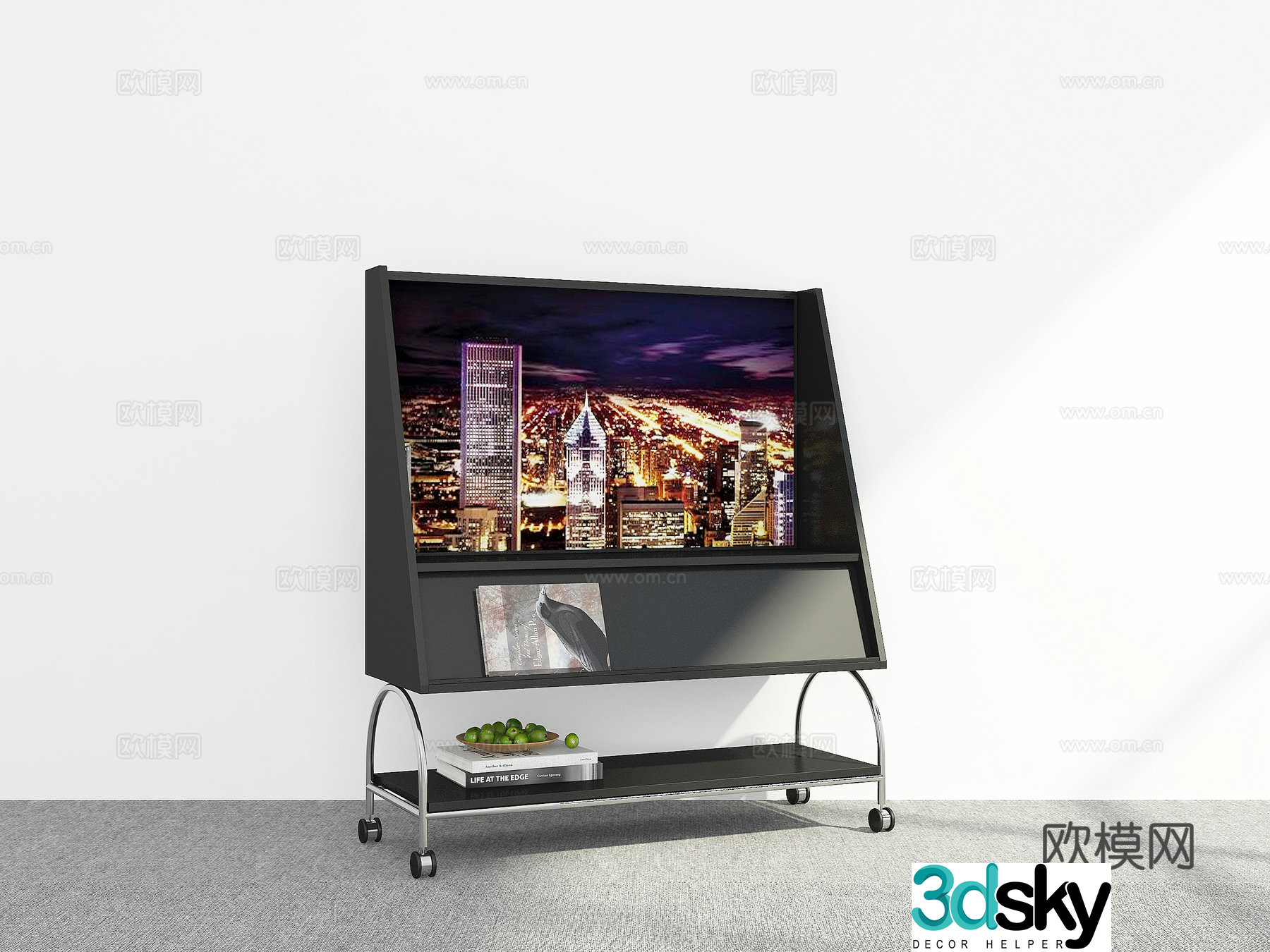 Modern TV stand 3d model