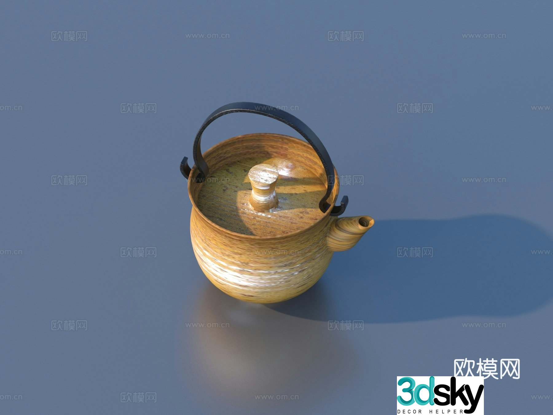 Teapot Kettle Sketch 3D Model