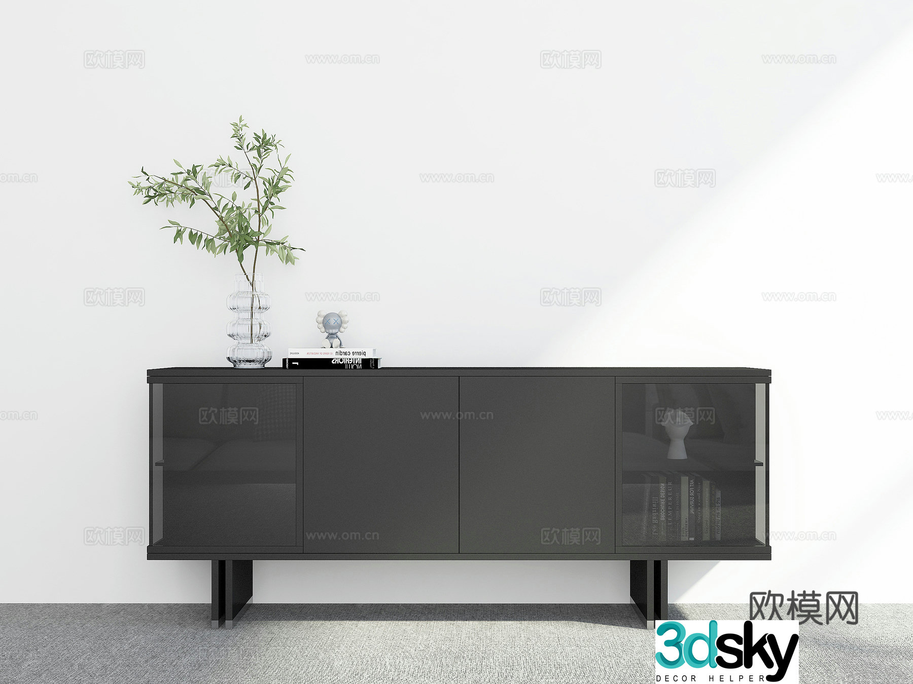 Modern sideboard 3D model