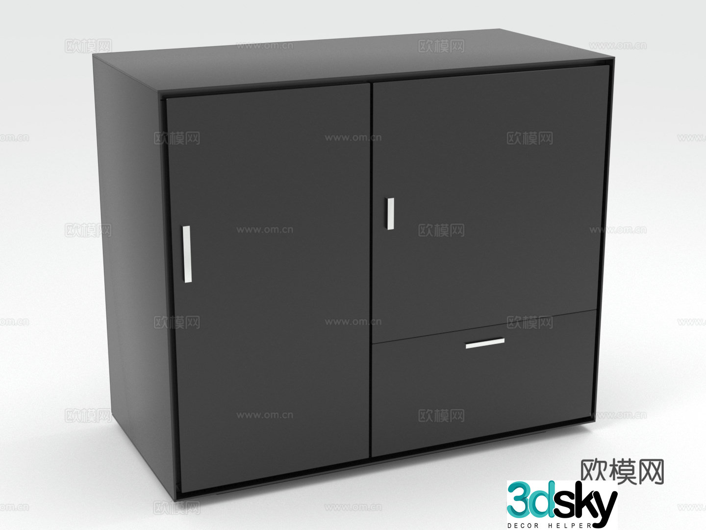 Cabinet Storage Cabinet Storage Cabinet Combination Cabinet 3D Model