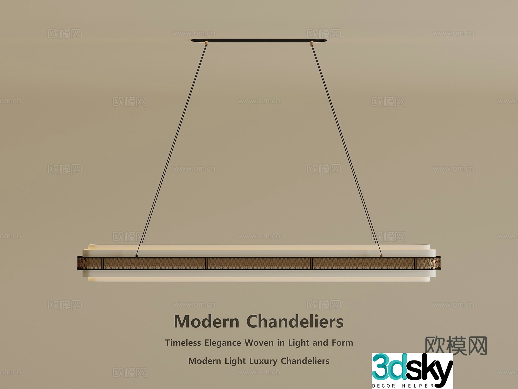 Light luxury medieval chandelier decorative chandelier art chandelier metal restaurant 3D model