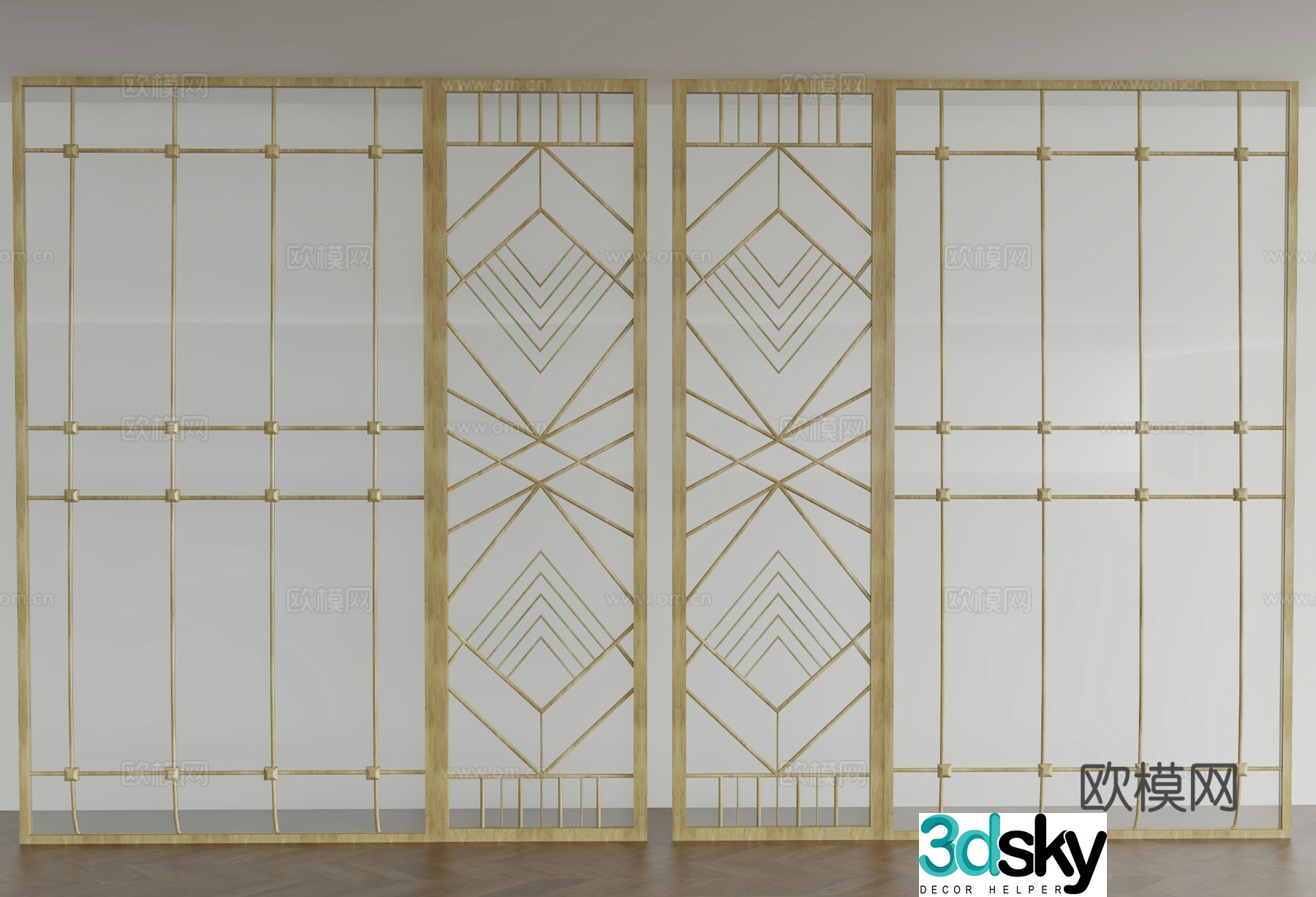 Modern screen 3d model