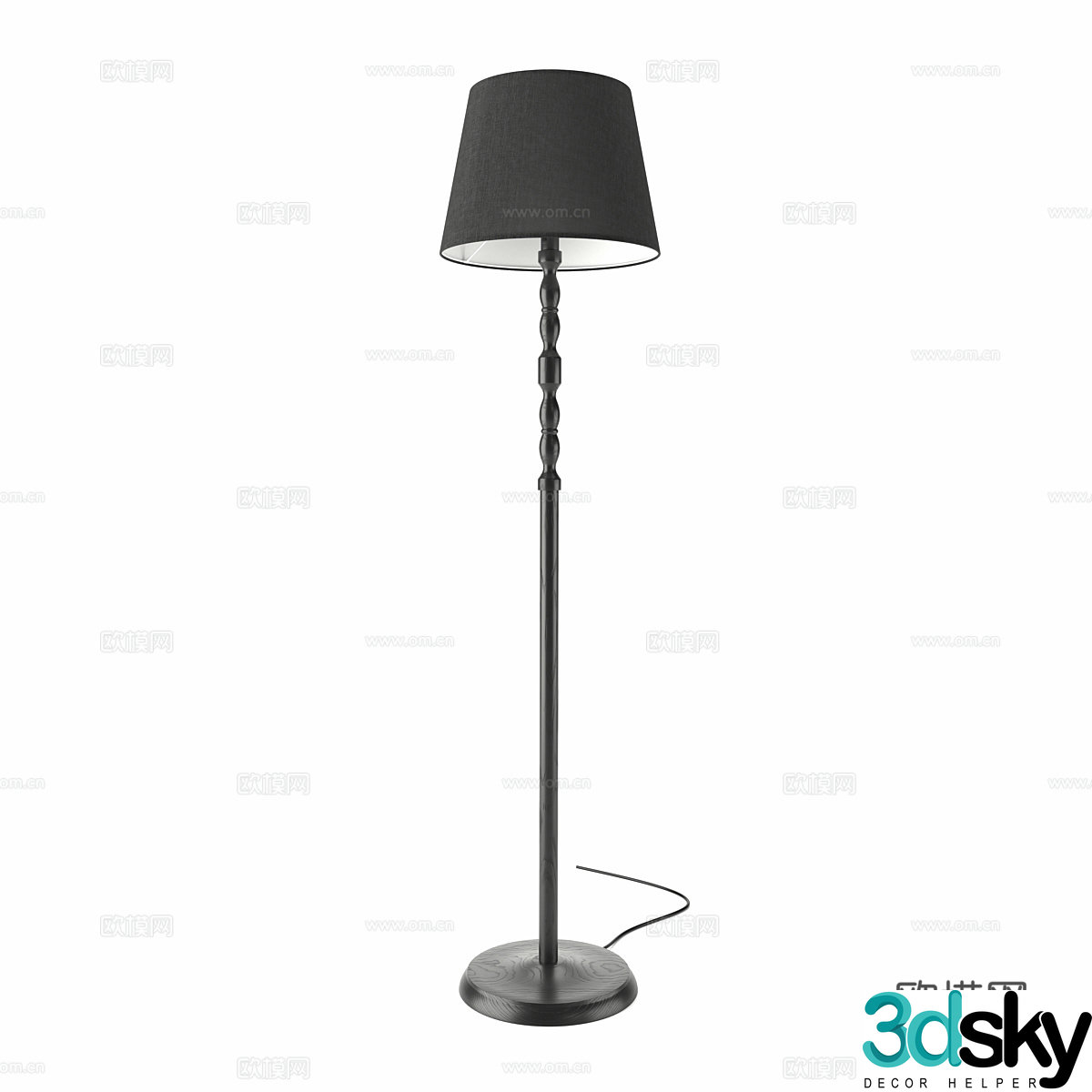 Modern Italian floor lamp 3d model