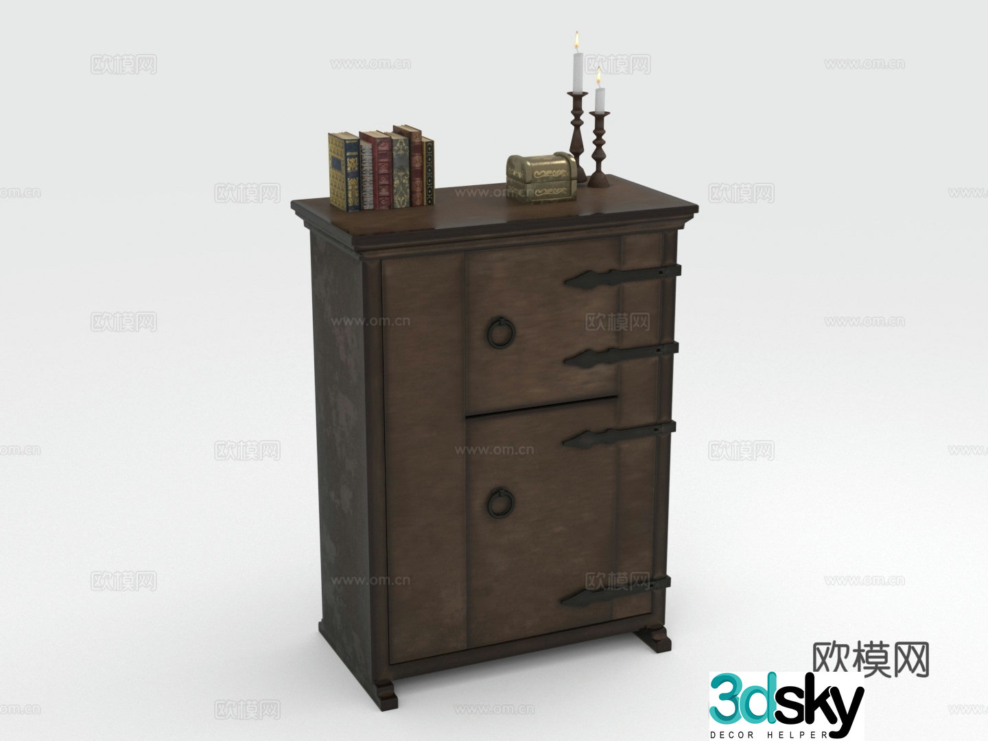 Cabinet Wooden Cabinet Storage Cabinet Low Cabinet 3D Model