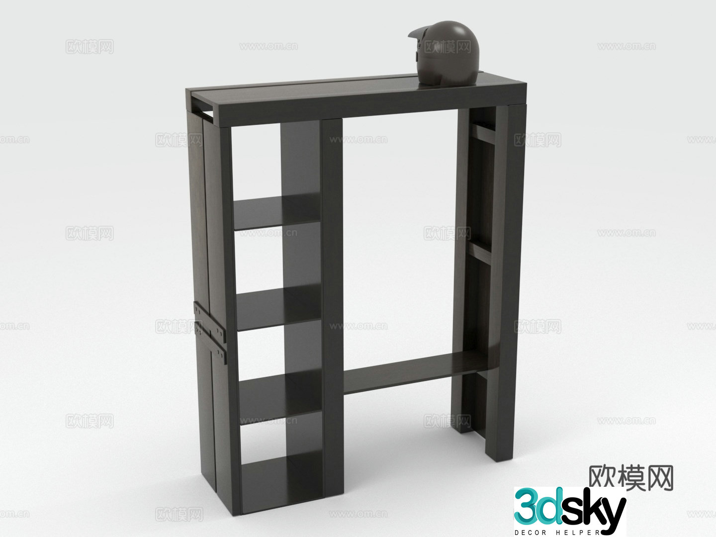 Wooden cabinets storage cabinets display cabinets cabinets 3d model