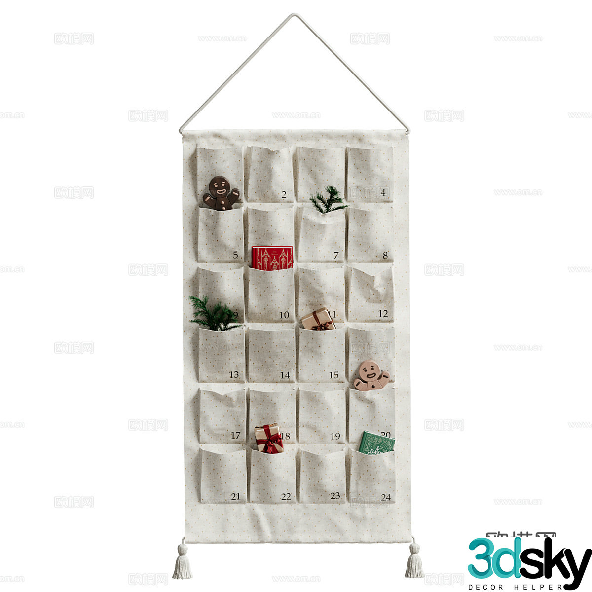 3D model of bed mantle