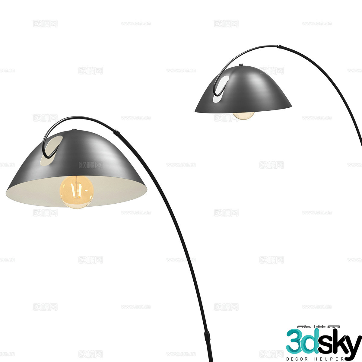 Modern simple floor lamp Floor lamp Simple floor lamp Lamp Restaurant floor lamp 3d model