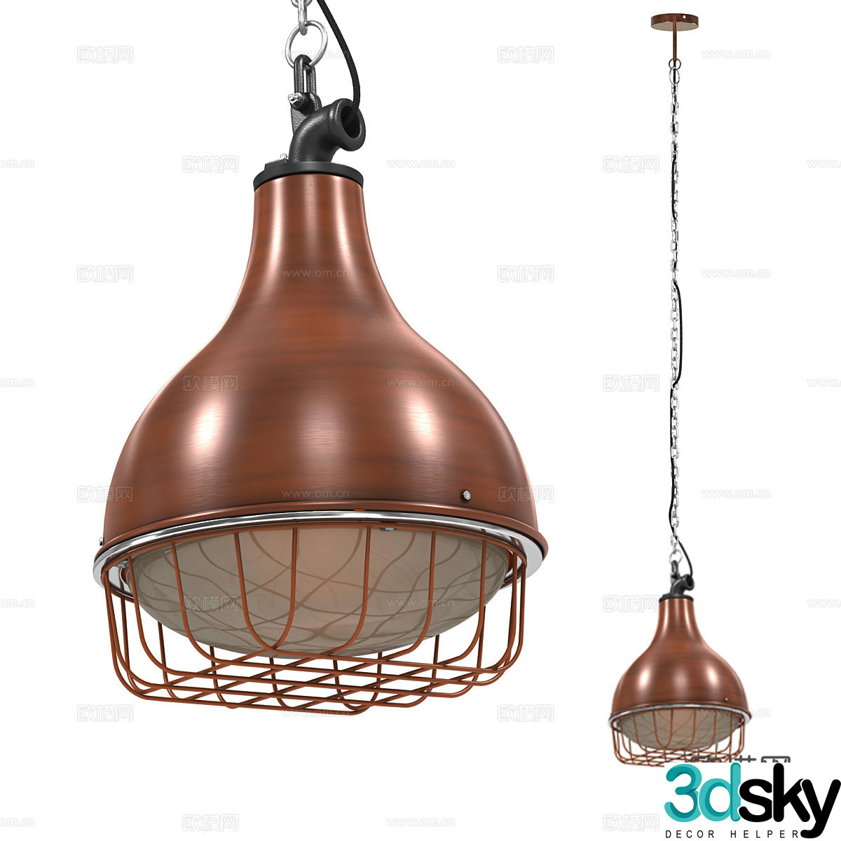 Nordic simple chandeliers chandeliers simple chandeliers dining chandeliers living room chandeliers lamps 3D model