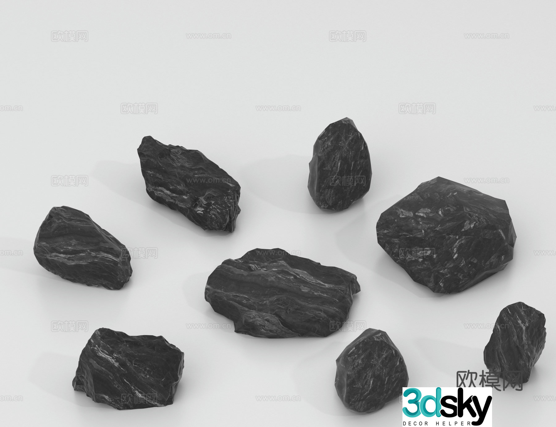 Stone Stone Landscape Stone 3D Model
