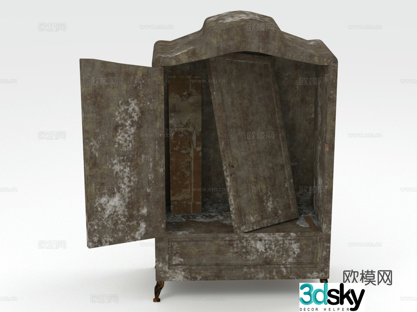 Cabinet Wooden Cabinet Storage Cabinet Wardrobe 3D Model