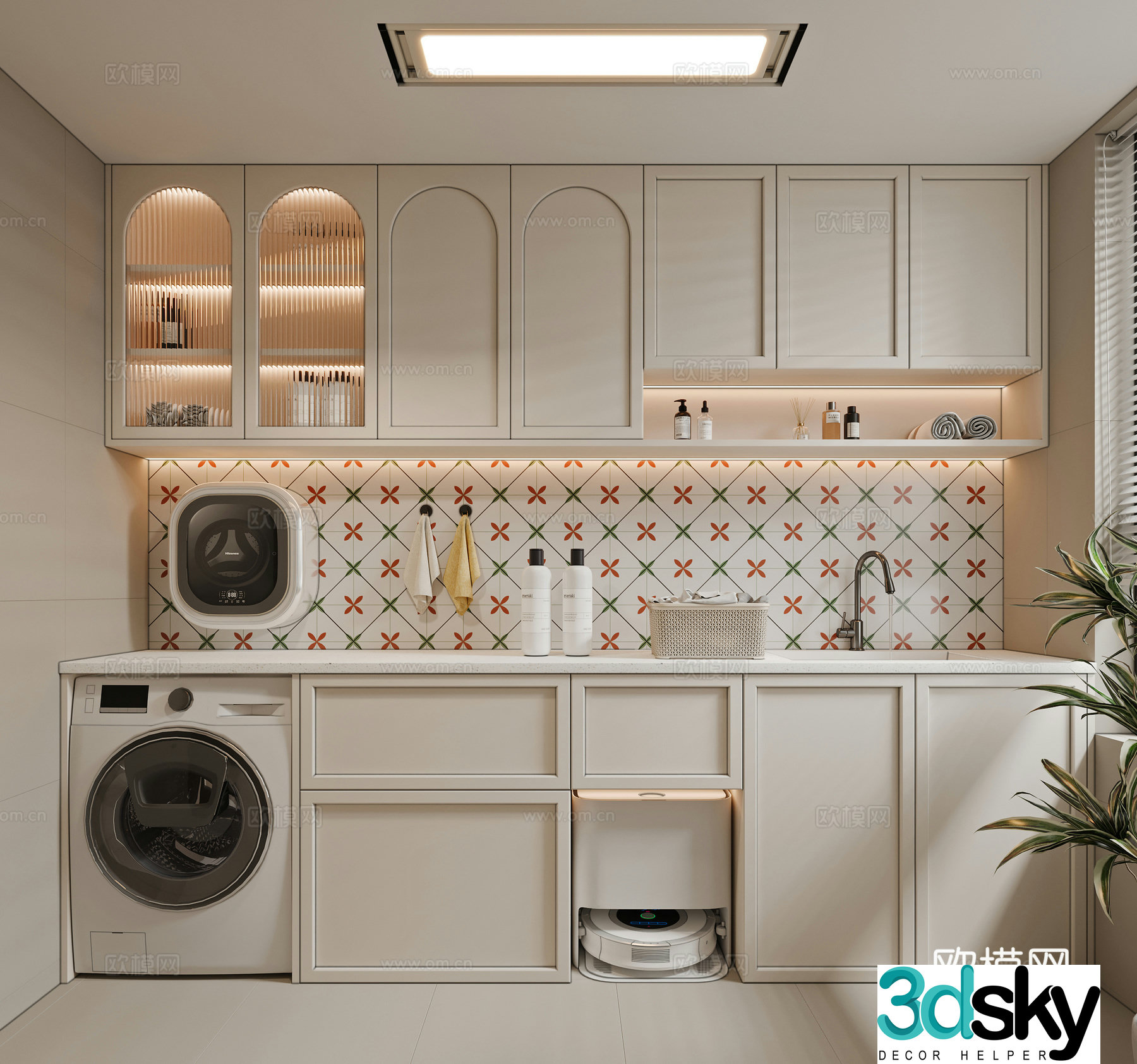 Laundry room 3d model