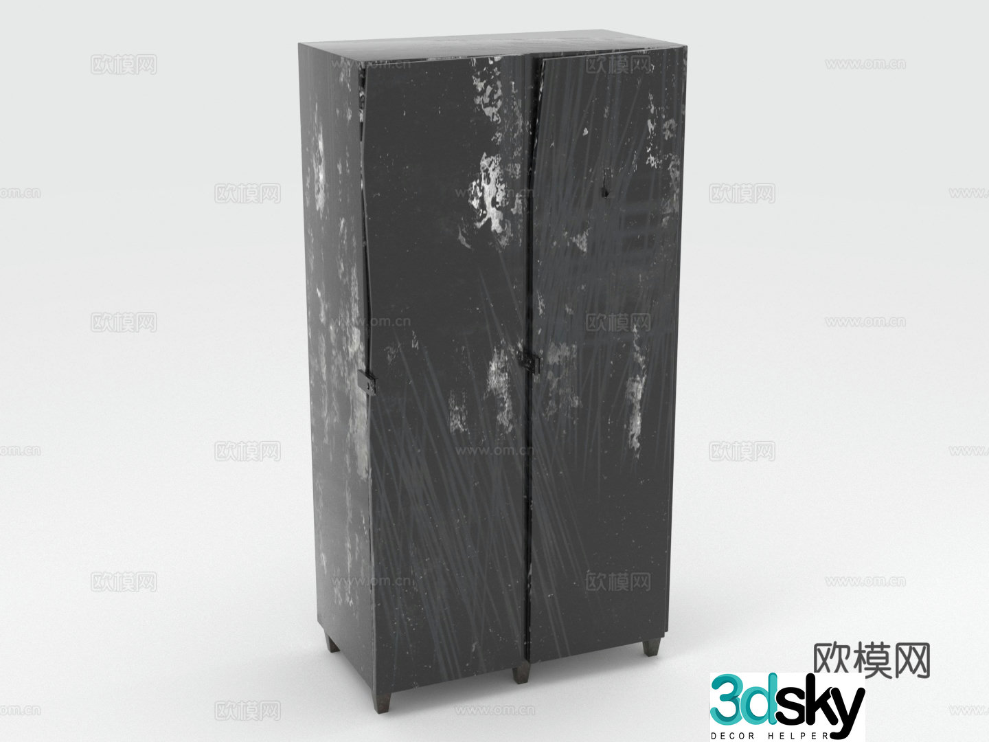 Cabinet Storage Locker Storage Wardrobe Storage Locker 3D Model
