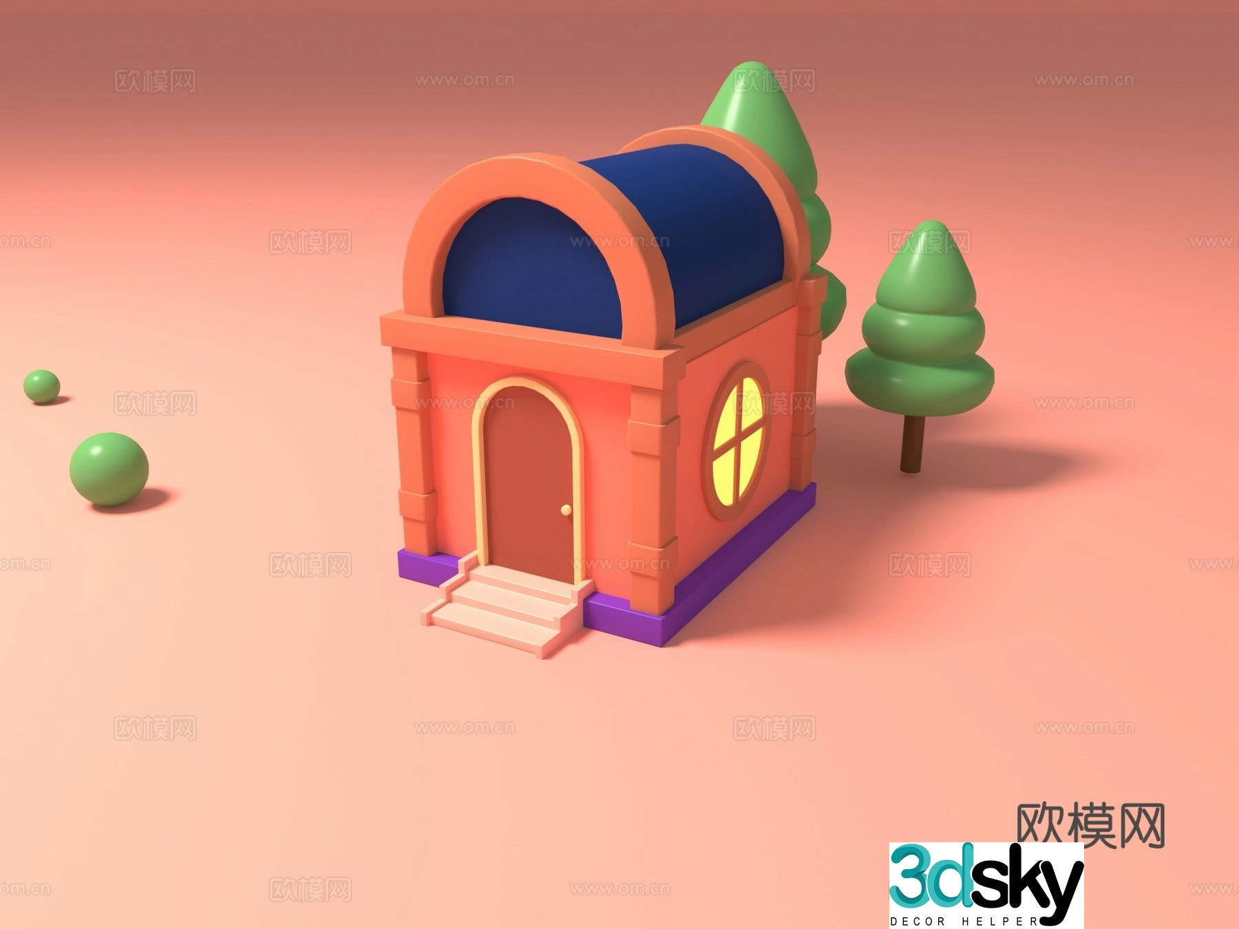 Creative Scene 3D Model