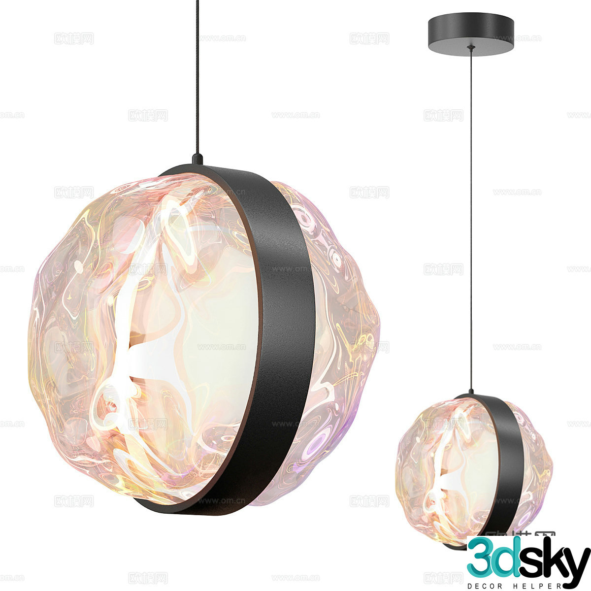 Modern simple chandeliers chandeliers simple chandeliers dining chandeliers living room chandeliers lamps 3D model